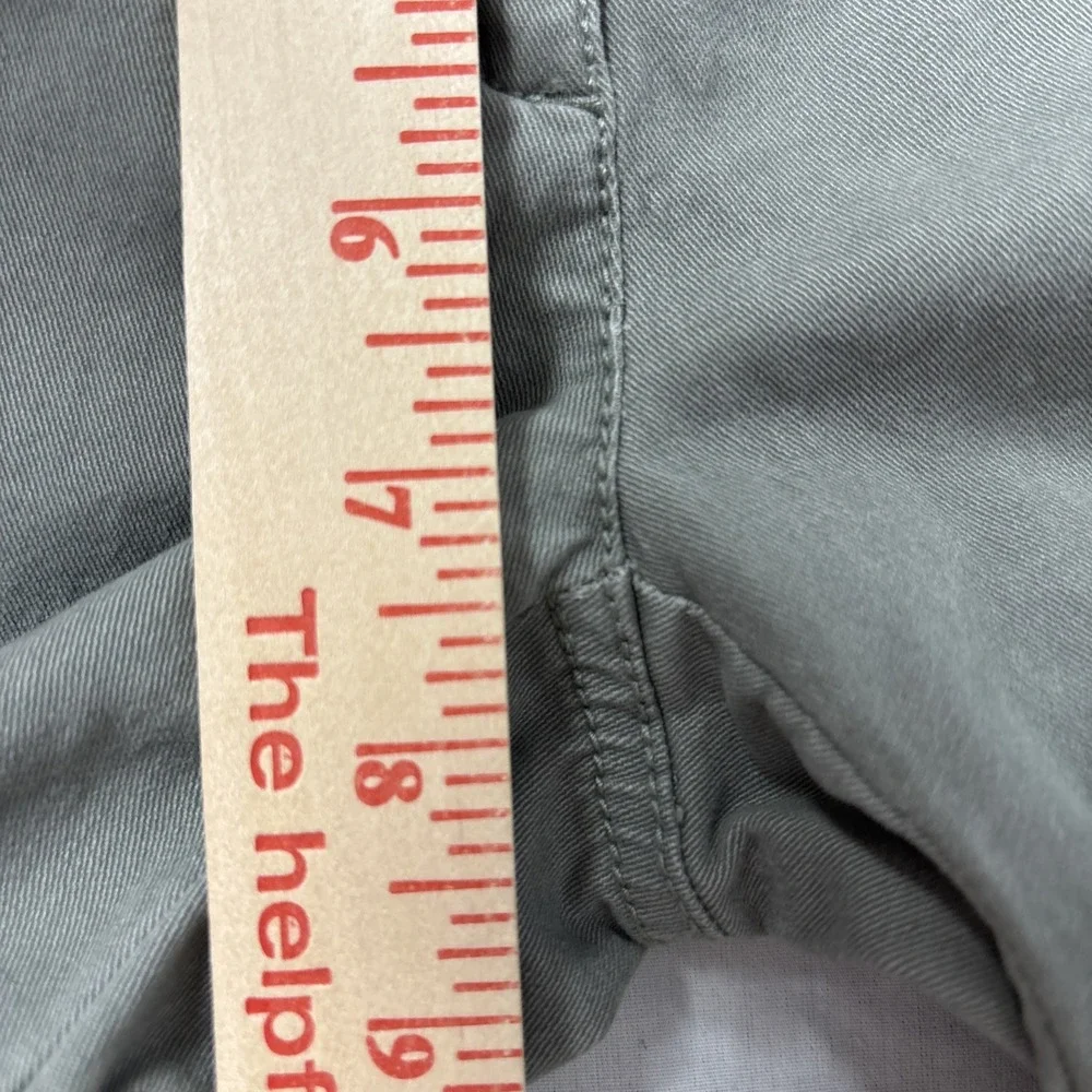 Loft Skinny Ankle Pants Womens 00 Green Khaki Flat Front Chino Modern Marisa
